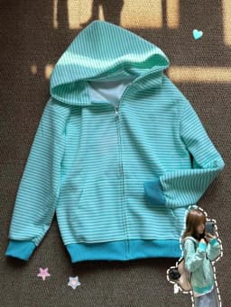 2000S American Vintage Striped Loose Long Sleeve Hooded Sweatshirt Y2k Subculture Casual Zip Up Hooded Cardigan Harajuku Coats