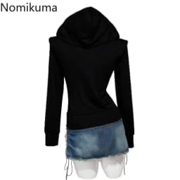 Plush Hooded Top Casual Hoodies Jackets Women Clothing 2025 Y2k Tops Streetwear Fashion Sweatshirts Tunic Zipper Hoodie Coat