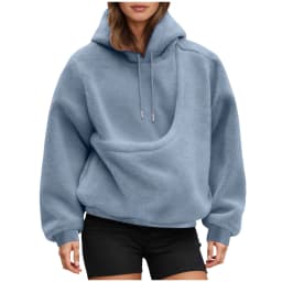 Cat Lovers Hoodie For Women Kangaroo Dog Pet Holder Carrier Big Pocket Fleece Pullovers Animal Pouch Hooded Sweatshirt Tops