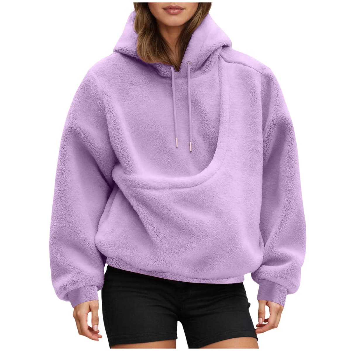 Cat Lovers Hoodie For Women Kangaroo Dog Pet Holder Carrier Big Pocket Fleece Pullovers Animal Pouch Hooded Sweatshirt Tops
