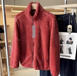 Autumn Winter Women's Long Velvet Fleece Jacket Stand Collar Warm Sleeve Zipper Cardigan Polyester Fiber Standard Fit Ladies ...