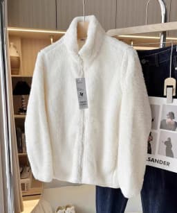 Autumn Winter Women's Long Velvet Fleece Jacket Stand Collar Warm Sleeve Zipper Cardigan Polyester Fiber Standard Fit Ladies ...