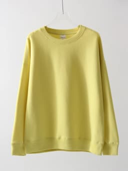 White Oversized Crewneck Sweatshirts Women Autumn Comfort Colors Pink Mom Sweatshirt Yellow Cotton Fall Sweatshirt For Women