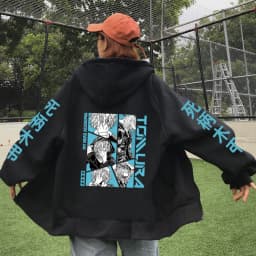 Japanese Anime My Hero Academia Dabi Zip up Hoodies Men Women Comfortable Hooded Tops Winter Loose Warm Thick Zipper Jacket Coat