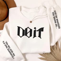 Do It Crewneck Sweatshirt Women Men Pink Kpop Fan Merch SKZ Sweatshirts Pullover Long Sleeve Hoodies Streewear Woman Clothing