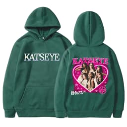 Fashion Katseye Print Casual Hoodies Women Men Graphic Gothic Y2k Hoody Sweatshirts 90s Korean Style Vintage Streetwear Clothes