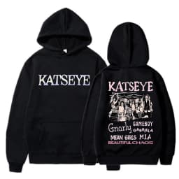 Fashion Katseye Print Casual Hoodies Women Men Graphic Gothic Y2k Hoody Sweatshirts 90s Korean Style Vintage Streetwear Clothes