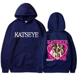 Fashion Katseye Print Casual Hoodies Women Men Graphic Gothic Y2k Hoody Sweatshirts 90s Korean Style Vintage Streetwear Clothes