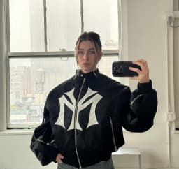 European and American Multi Zipper Design Cross-Border Men's and Women's Loose Letter Embroidery Pattern Fashionable Hoodie
