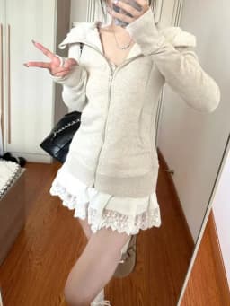 Harajuku Vintage Zipper Hooded Cardigan Korea Fashion Solid Sports Sweatshirt Women New Autumn Winter Casual Warm Clothes 2025