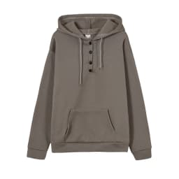 European and N Women's Long-sleeved Loose Casual Hooded Drawstring Pocket Hoodie