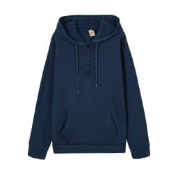 European and N Women's Long-sleeved Loose Casual Hooded Drawstring Pocket Hoodie