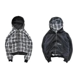 American Retro Printed Zipper Sweatshirt Women's Y2K New Harajuku Hip Hop Goth Casual Joker Long Sleeve Zipper Hoodie Streetwear