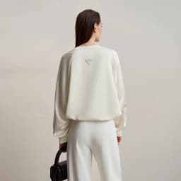 AMII Woman Sweatshirts 2026 Autumn Minimalist O-Neck Loose Casual Top Women Patchwork Long Sleeve Sweatshirts For Women 12543175