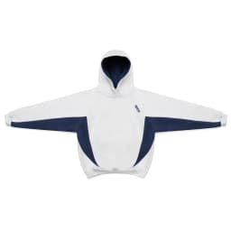 Blue striped simple hoodie, high street casual loose fit men's and women's sportswear set, two-piece set, cotton skin friendly