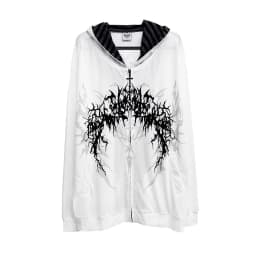 Subculture Y2k Japanese Hooded Sweatshirt Women Thin Spring Autumn Retro Loose Zipper Jacket Top 2000s Korea Casual Hoodies New