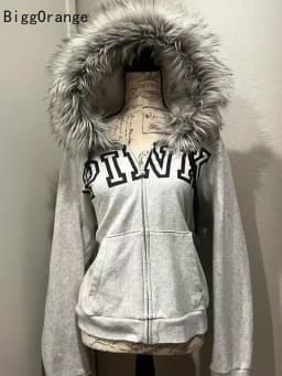 Sweatshirt jacket 2025 new loose casual top autumn and winter Gothic European American retro street clothing Y2K jacket trend