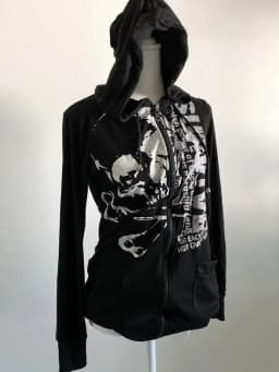 Sweatshirt jacket 2025 new loose casual top autumn and winter Gothic European American retro street clothing Y2K jacket trend