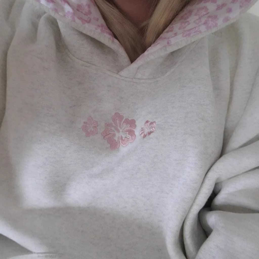 2025 Sweatshirt Embroidered Hooded Pullover Sweatshirt Long-sleeved Casual Loose Style Y2k Sudaderas De Mujer Moletom Femininos