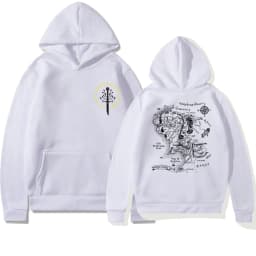 Middle Earth Map Hoodie Second Breakfast Club LOTR Sweater Middle-Earth Fan Apparel Tolkien The Shire Shirt LOTR Movie Hoodies