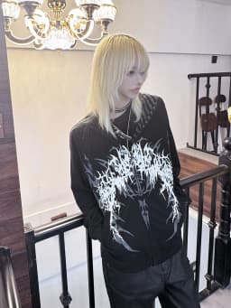 Gohic Vintage Sweatshirts Women's Jackets White Print Tunic Hooded Y2k Coat Streetwear Fashion Casual Hoodies Tops Ropa Mujer