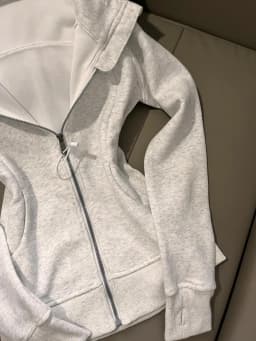 American Grey Shoulder Slim Fit Hoodie Coat For Women Spring Autumn Wear New Collection Hoodie Zipper Style Grey Jacket Top