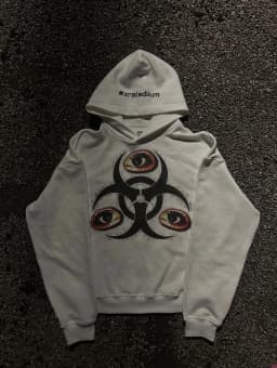 2026 Fall Winter New Trendsetters Must Have Dark Quirky Printed Hooded Sweatshirt Unisex Street Style Casual Hoodie Top