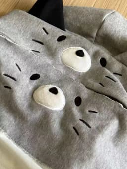 Harajuku Stripe Hoodies Women Kawaii Tops Cat Ear Hooded Jacker Grunge Streetwear Lace Patch Y2k Aesthetic Zipper Sweatshirt