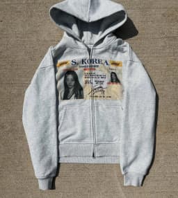 Harajuku Korean Style Graphic Print Hoodies Women Gothic Casual Oversized Hoodie Zip Sweatshirts Streetwear Y2k Women Clothing