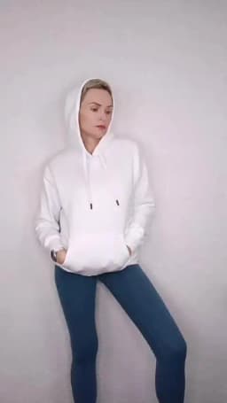 Streamgirl Winter Warm Fleece Hoodies For Women Green White Loose Sweatshirts With Hoodie Pink Pullover Hoodies Women Velvet Top