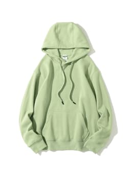 Streamgirl Winter Warm Fleece Hoodies For Women Green White Loose Sweatshirts With Hoodie Pink Pullover Hoodies Women Velvet Top