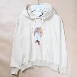 Ladies Loose Fit Long Sleeve Hoodie Cartoon Pattern Casual Style Comfortable Sweatshirt Spring Season Women's Fashion