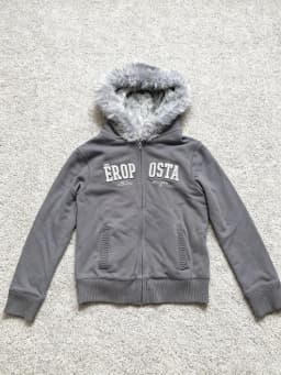 American Vintage Pink Furry Hoodie Women Y2K Harajuku Faux Fur Collar Jacket Fashion Slim Waist Belted Hot Girl Sweatshirt New