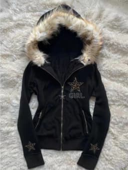 American Vintage Pink Furry Hoodie Women Y2K Harajuku Faux Fur Collar Jacket Fashion Slim Waist Belted Hot Girl Sweatshirt New