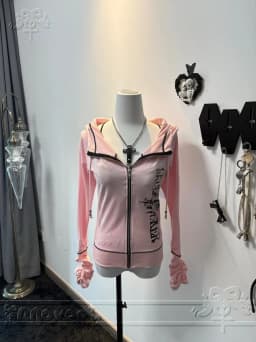 Harajuku Y2k Gothic Hooded Coat Women 2026 Spring New Casual All-match Jackets Subcultural Japanese Black Tops Mujer Sweatshirt