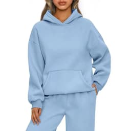 Autumn Winter Casual Sports hoodie Sweatshirt Solid-color long-sleeve Women's Fashion Loose hoodie Women's tops pullover