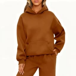 Autumn Winter Casual Sports hoodie Sweatshirt Solid-color long-sleeve Women's Fashion Loose hoodie Women's tops pullover