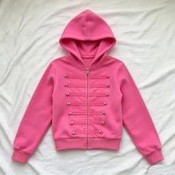 Zipper Hoodie New Retro Street Fashion Checkered Spicy Girl Y2K Classic Gothic Punk Sweet Girl Hoodie