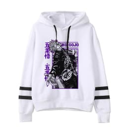 Anime Jujutsu Kaisen Hoodie Woman Gojo Satoru Graphic Hoodies Japanese Fashion Cartoon Hooded Long Sleeve Pullovers Winter Tops