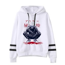Anime Jujutsu Kaisen Hoodie Woman Gojo Satoru Graphic Hoodies Japanese Fashion Cartoon Hooded Long Sleeve Pullovers Winter Tops