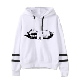Anime Jujutsu Kaisen Hoodie Woman Gojo Satoru Graphic Hoodies Japanese Fashion Cartoon Hooded Long Sleeve Pullovers Winter Tops