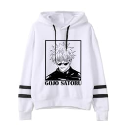 Anime Jujutsu Kaisen Hoodie Woman Gojo Satoru Graphic Hoodies Japanese Fashion Cartoon Hooded Long Sleeve Pullovers Winter Tops