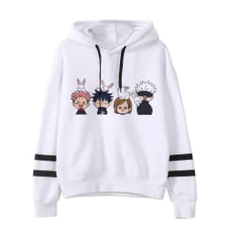 Anime Jujutsu Kaisen Hoodie Woman Gojo Satoru Graphic Hoodies Japanese Fashion Cartoon Hooded Long Sleeve Pullovers Winter Tops