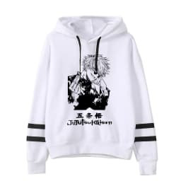 Anime Jujutsu Kaisen Hoodie Woman Gojo Satoru Graphic Hoodies Japanese Fashion Cartoon Hooded Long Sleeve Pullovers Winter Tops