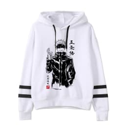 Anime Jujutsu Kaisen Hoodie Woman Gojo Satoru Graphic Hoodies Japanese Fashion Cartoon Hooded Long Sleeve Pullovers Winter Tops