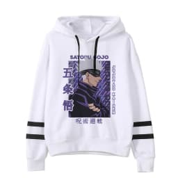 Anime Jujutsu Kaisen Hoodie Woman Gojo Satoru Graphic Hoodies Japanese Fashion Cartoon Hooded Long Sleeve Pullovers Winter Tops
