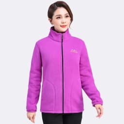 Autumn Winter Fleece Jacket Women Clothing Zipper Sweatshirt Warm Long Sleeve Thick Cardigan Sport Outdoor Warm Sweatshirt New