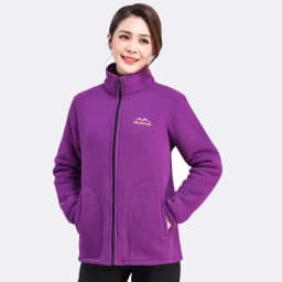 Autumn Winter Fleece Jacket Women Clothing Zipper Sweatshirt Warm Long Sleeve Thick Cardigan Sport Outdoor Warm Sweatshirt New