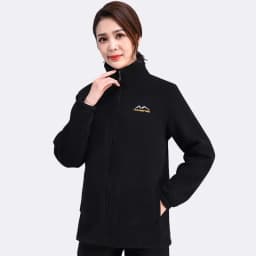 Autumn Winter Fleece Jacket Women Clothing Zipper Sweatshirt Warm Long Sleeve Thick Cardigan Sport Outdoor Warm Sweatshirt New