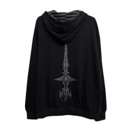 Harajuku Y2K Subculture Women Hoodie Long Sleeve Gothic Halloween Black Coat Punk Loose Spring Fall Streetwear Top